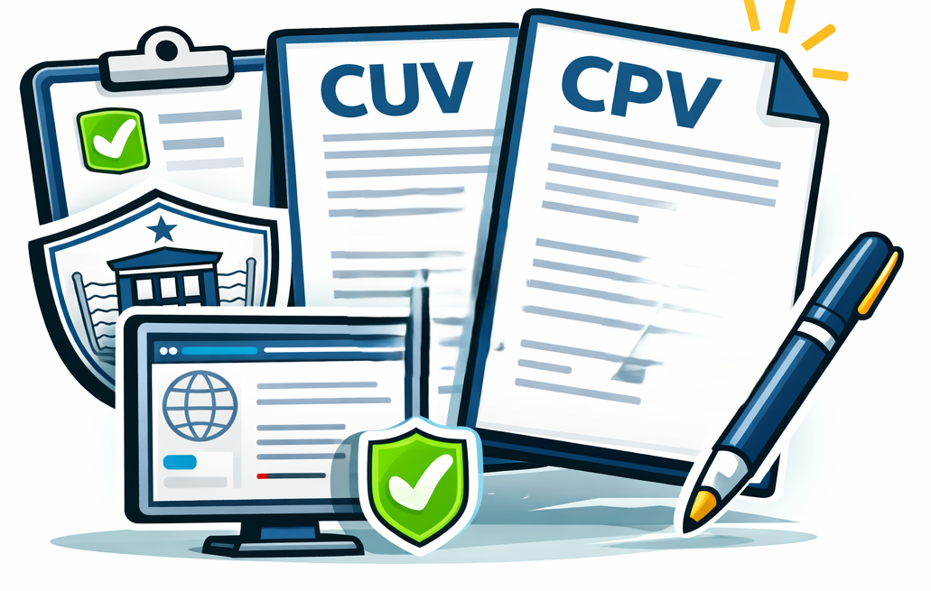 Generación de Certificados CUV- CPV